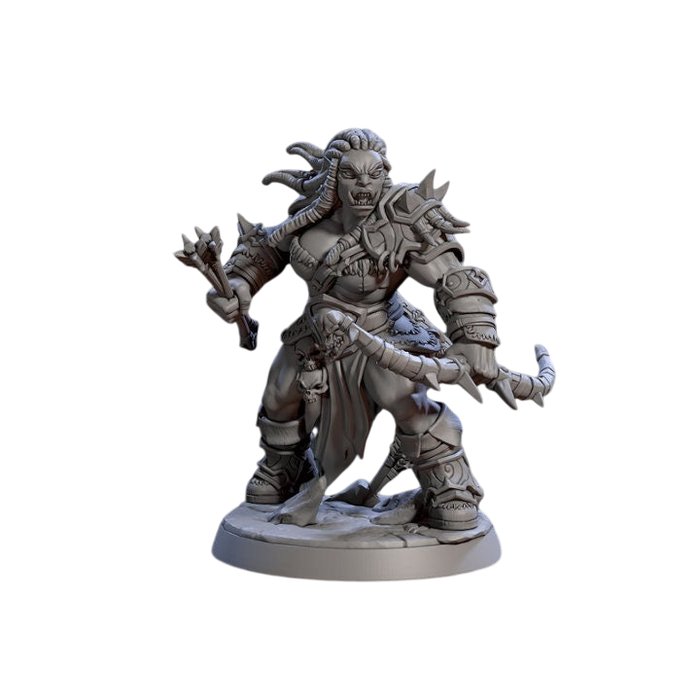 Blackcrag Mountain Orc D, 12k Resin Dungeons and Dragons Miniatures DnD D&D Mini 32mm Lot