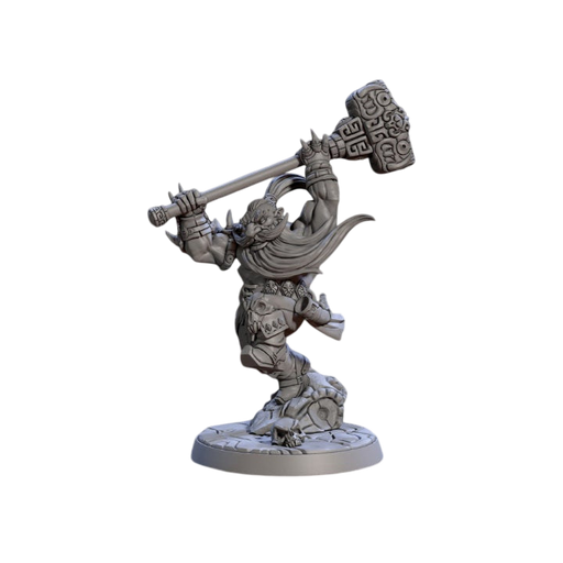 Goldvein Dwarf Berserker A, 12k Resin Dungeons and Dragons Miniatures DnD D&D Mini 32mm Lot