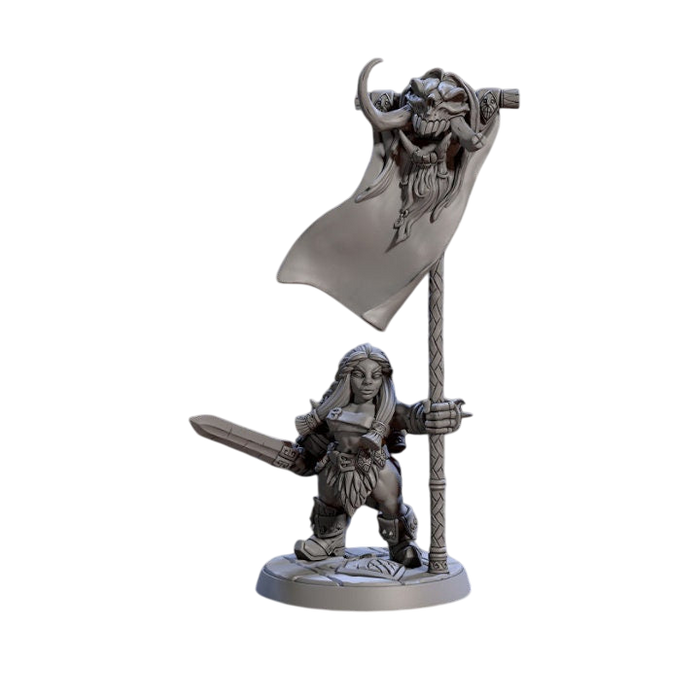 Goldvein Dwarf Berserker E, 12k Resin Dungeons and Dragons Miniatures DnD D&D Mini 32mm Lot