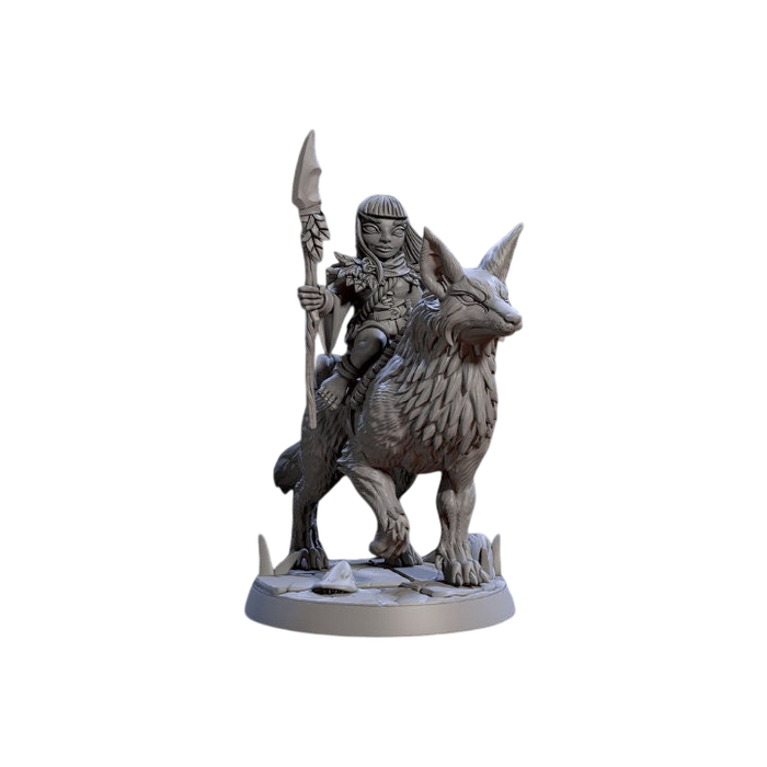 Lurikeen Fox Rider C, 12k Resin Dungeons and Dragons Miniatures DnD D&D Mini 32mm Lot