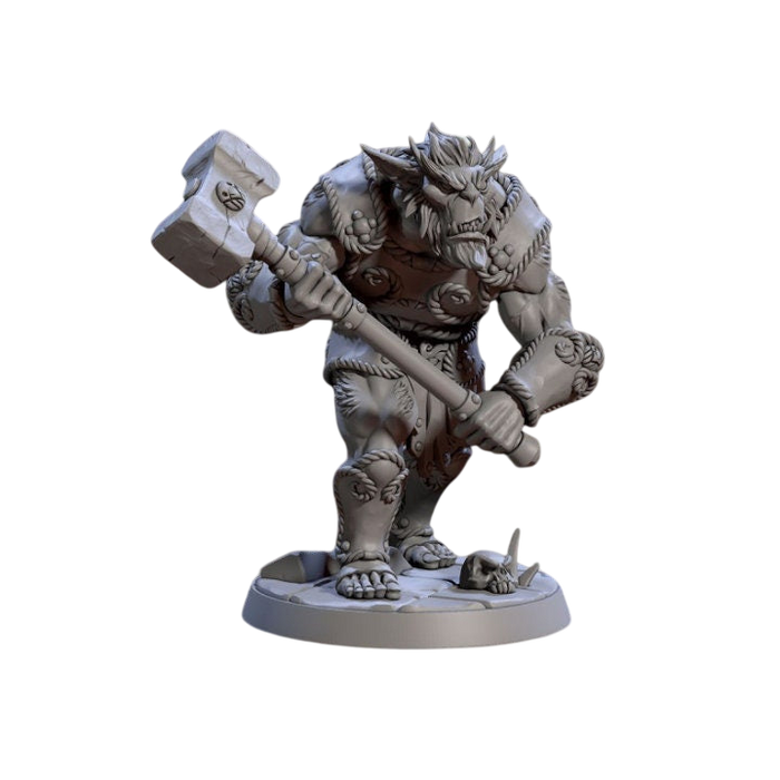 Bronzeclad Greatgoblin B, 12k Resin Dungeons and Dragons Miniatures DnD D&D Mini 32mm Lot