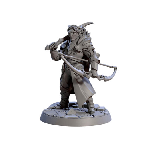 Noble Alfar Knight A, 12k Resin Dungeons and Dragons Miniatures DnD D&D Mini 32mm Lot