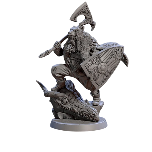 Skutagaard Northmen Thane, 12k Resin Dungeons and Dragons Miniatures DnD D&D Mini 32mm Lot