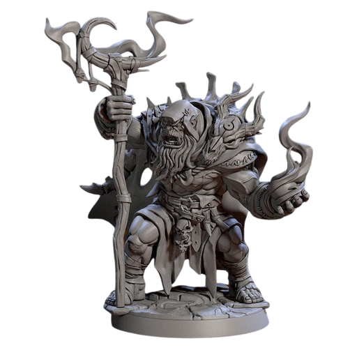 Lugzubur Doombringer Orc, 12k Resin Dungeons and Dragons Miniatures DnD D&D Mini 32mm Lot