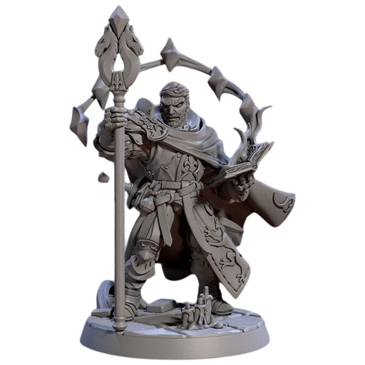Battlemage Matija, 12k Resin Dungeons and Dragons Miniatures DnD D&D Mini 32mm Lot