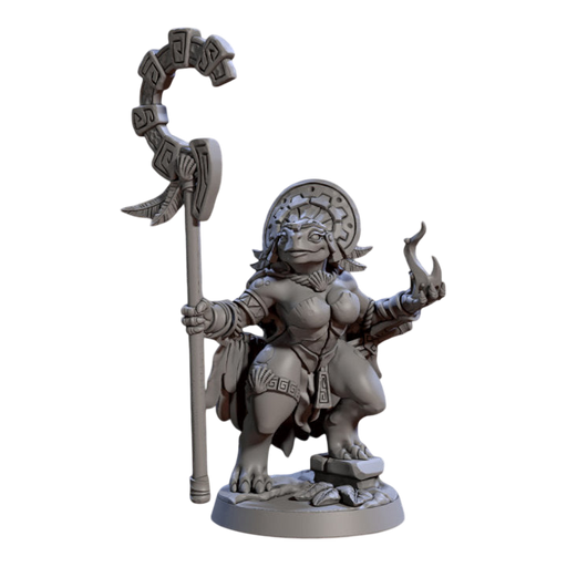 Yatl Turtlekin Pinup Turtlekin, 12k Resin Dungeons and Dragons Miniatures DnD D&D Mini 32mm Lot