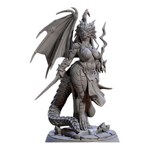 Draconian Onixia Pinup, 12k Resin Dungeons and Dragons Miniatures DnD D&D Mini 32mm Lot
