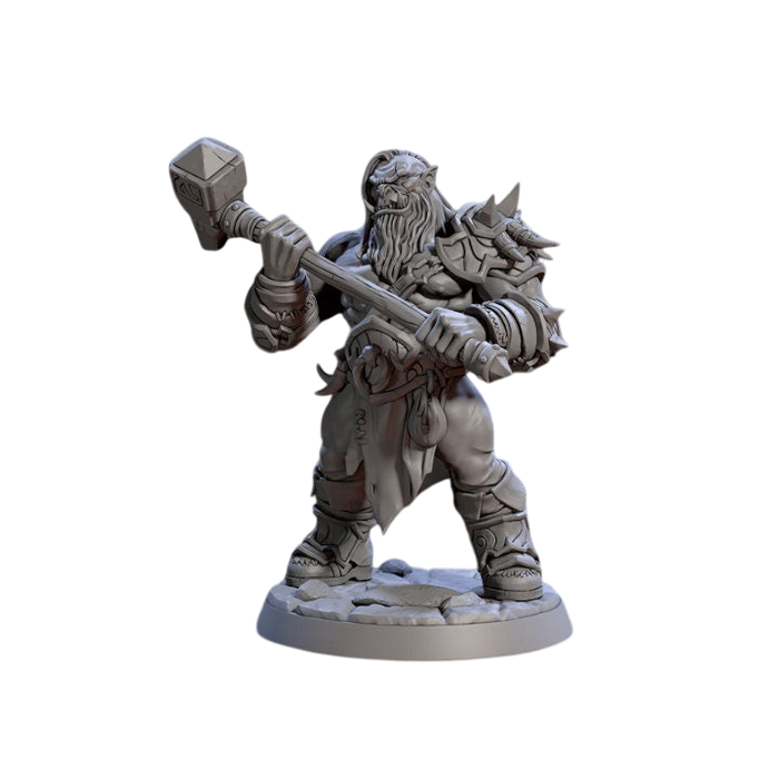 Blackcrag Mountain Orc F, 12k Resin Dungeons and Dragons Miniatures DnD D&D Mini 32mm Lot