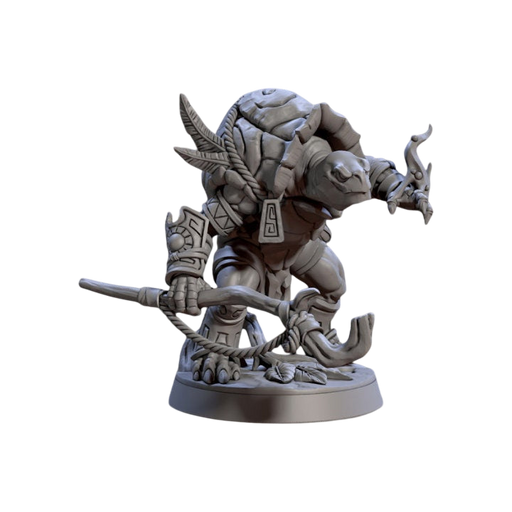 Jadeshell Turtlekin A, 12k Resin Dungeons and Dragons Miniatures DnD D&D Mini 32mm Lot