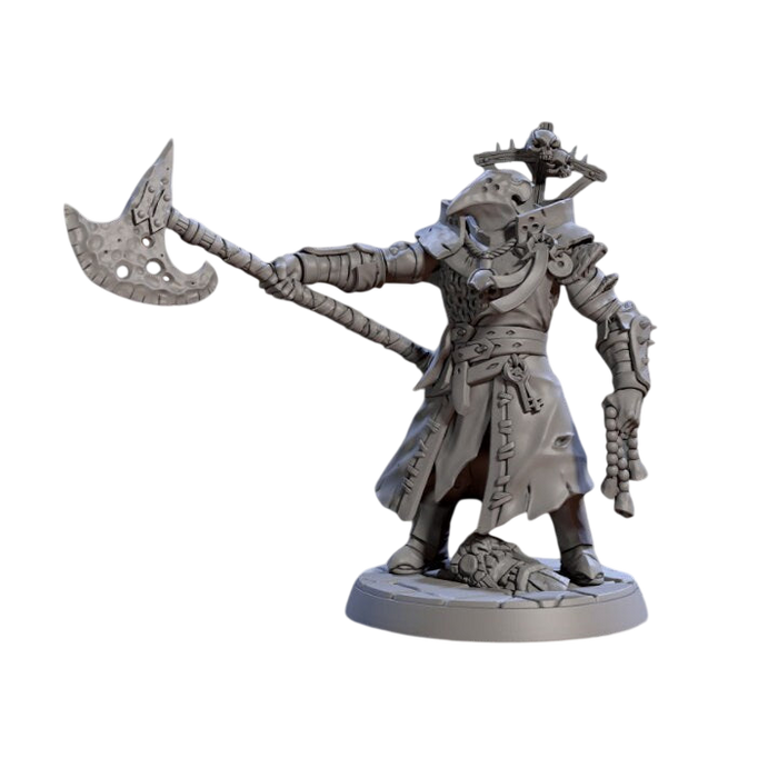 Plague Knight D, 12k Resin Dungeons and Dragons Miniatures DnD D&D Mini 32mm Lot