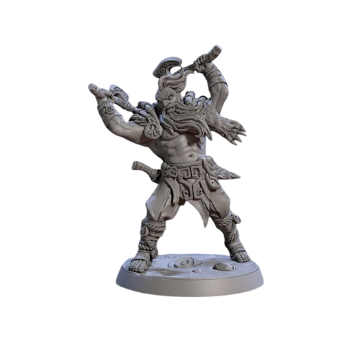 Skutagaard Northmen Berserker A, 12k Resin Dungeons and Dragons Miniatures DnD D&D Mini 32mm Lot