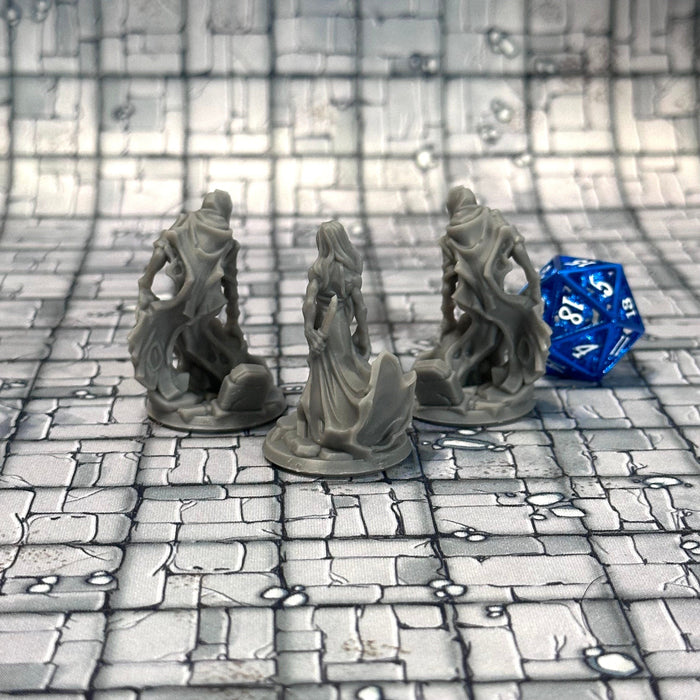 Ghost Swarm (Set of 3), 12k Resin Dungeons and Dragons Miniatures DnD D&D Mini 32mm Lot