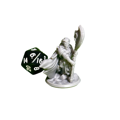 Cleric Female 02, 12k Resin Dungeons and Dragons Miniatures DnD D&D Mini 32mm Lot