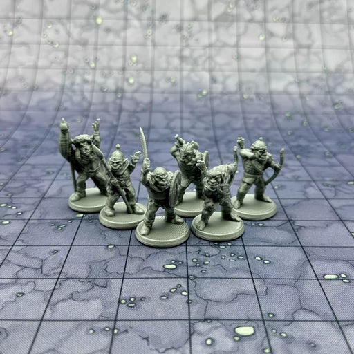 Orc Warband (Set of 6), PLA Dungeons and Dragons DnD Miniatures D&D