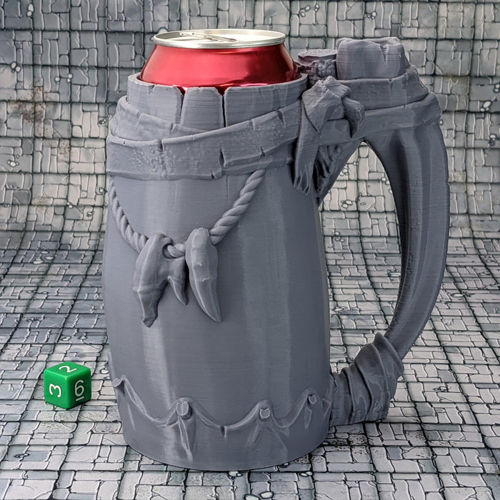 Barbarian Mythic Mug, PLA Dungeons and Dragons DnD Miniatures D&D Mini Rolling Gift Can Holder