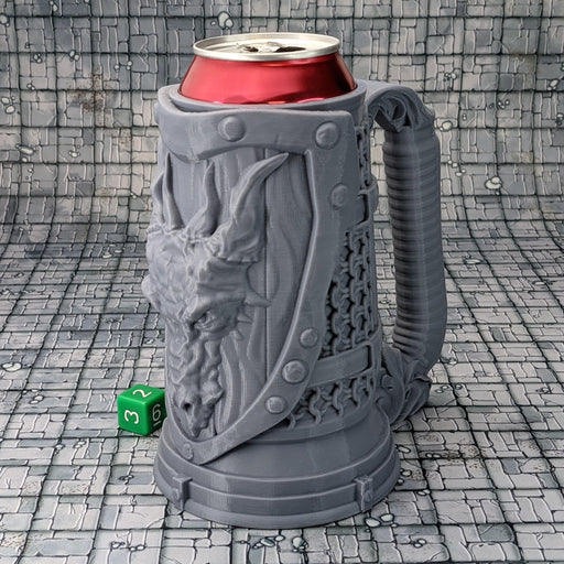 Fighter Mythic Mug, PLA Dungeons and Dragons DnD Miniatures D&D Mini Rolling Gift Can Holder