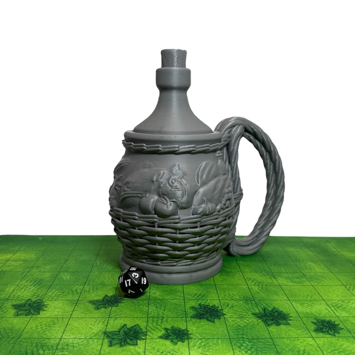 Halfling Mythic Mug, PLA Dungeons and Dragons DnD Miniatures D&D Mini Rolling Gift Can Holder