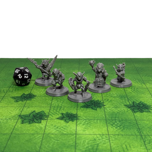 Goblin Gang (Set of 5), PLA Dungeons and Dragons DnD Miniatures D&D Mini 32mm Lot