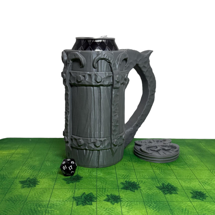 Dragon Skull (No Skull) Mythic Mug, PLA Dungeons and Dragons DnD Miniatures D&D Mini Rolling Gift Can Holder