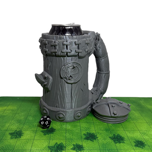 Half Orc Mythic Mug, PLA Dungeons and Dragons DnD Miniatures D&D Mini Rolling Gift Can Holder