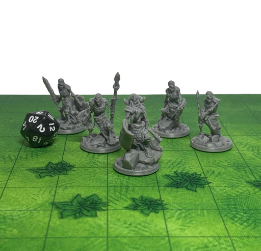 Skeleton Soldiers (Set of 5), PLA Dungeons and Dragons DnD Miniatures D&D Mini 32mm Lot