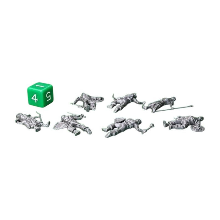 Fallen Warriors (Set of 7), PLA Dungeons and Dragons DnD Miniatures D&D Mini 32mm Lot