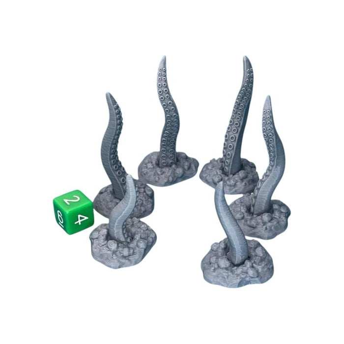 Tentacles (Set of 6), Dungeons and Dragons DnD Scatter Terrain Mini 32mm Lot