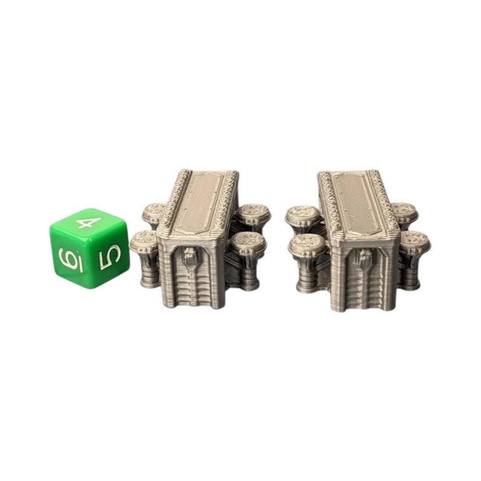 High Top Tables, Cyberpunk Warhammer Starfinder Sci Fi Scatter Terrain Mini