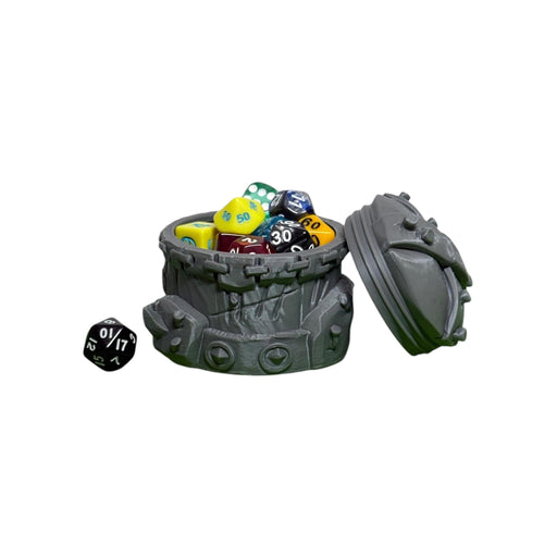 Half Orc Mythic Dice Box, PLA Dungeons and Dragons DnD Miniatures D&D Mini Rolling Gift Can Holder