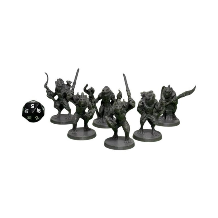 Gnoll Raiders (Set of 6), PLA Dungeons and Dragons DnD Miniatures D&D Mini 32mm Lot