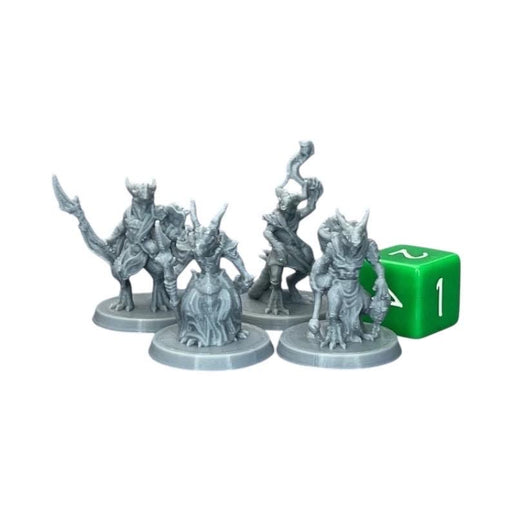 Kobold Warriors (Set of 4), PLA Dungeons and Dragons DnD Miniatures D&D Mini 32mm Lot