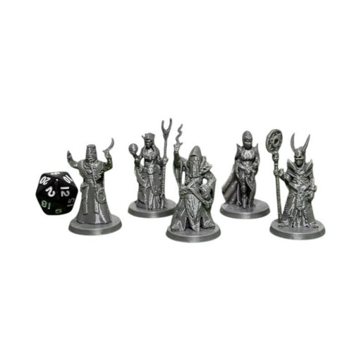Cultists (Set of 5), PLA Dungeons and Dragons DnD Miniatures D&D Mini 32mm Lot
