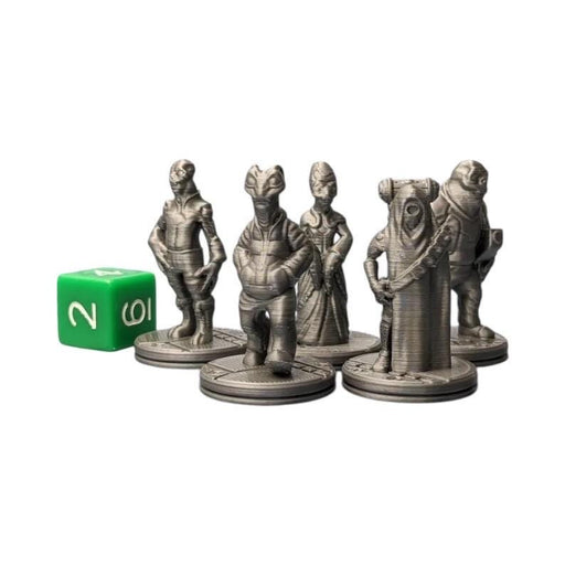 Alien Civilians (Set of 5), Cyberpunk Warhammer Starfinder Sci Fi Miniature Mini 32mm