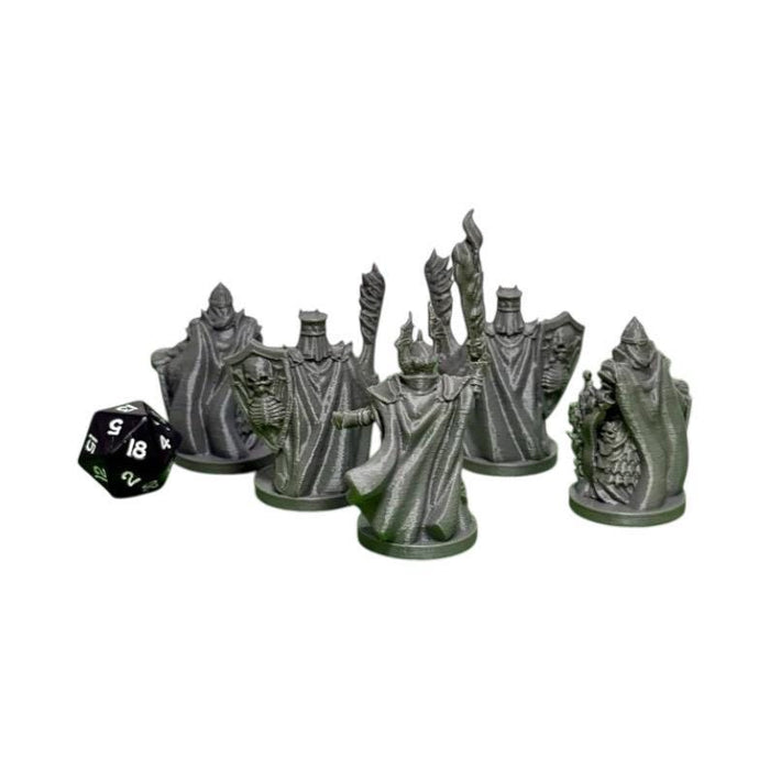 Death Knights (Set of 5), PLA Dungeons and Dragons DnD Miniatures D&D Mini 32mm Lot