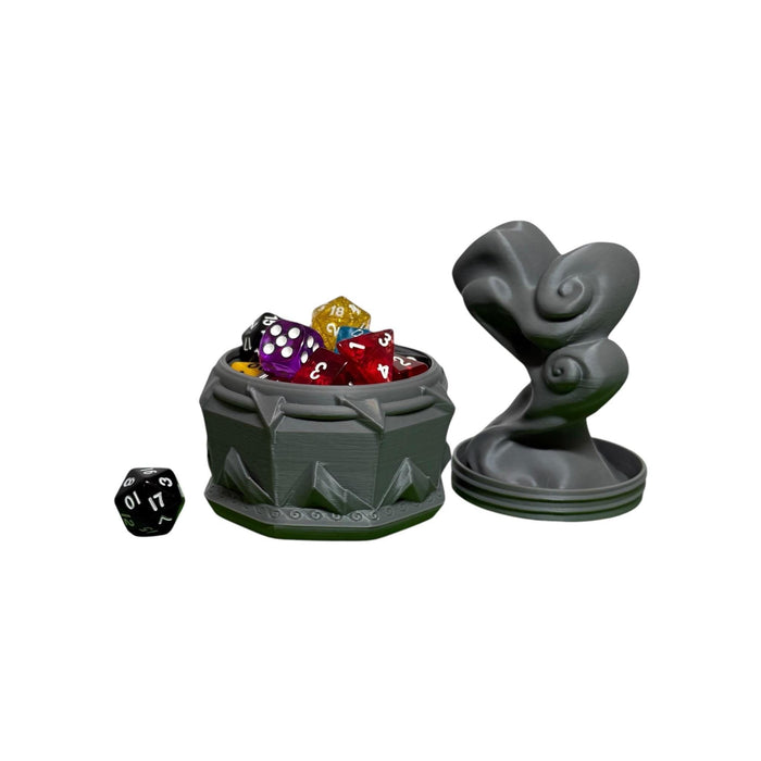 Sorcerer Mythic Dice Box, PLA Dungeons and Dragons DnD Miniatures D&D Mini Rolling Gift Can Holder