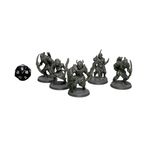 Orc Tribe (Set of 4), PLA Dungeons and Dragons DnD Miniatures D&D Mini 32mm Lot