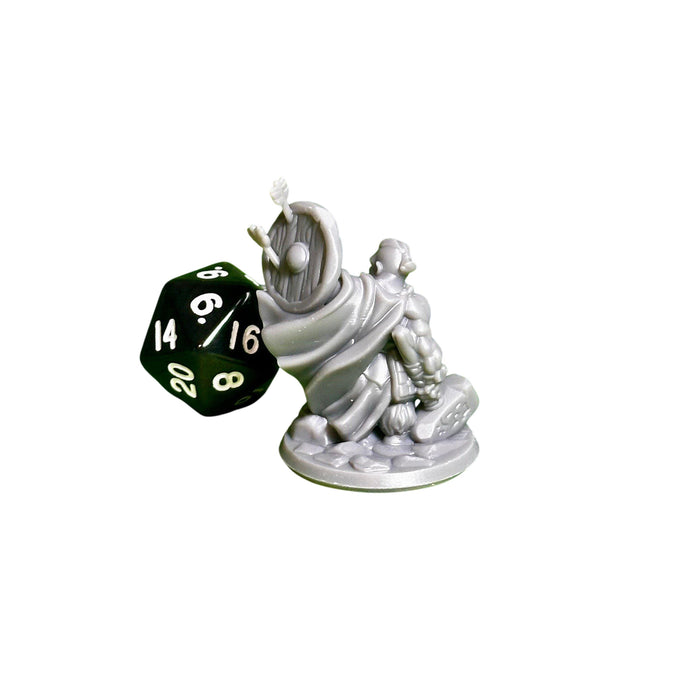 Dwarf Male 01, 12k Resin Dungeons and Dragons Miniatures DnD D&D Mini 32mm Lot