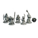 Adventuring Heroes (Set of 5), 12k Resin Dungeons and Dragons Miniatures DnD D&D Mini 32mm Lot