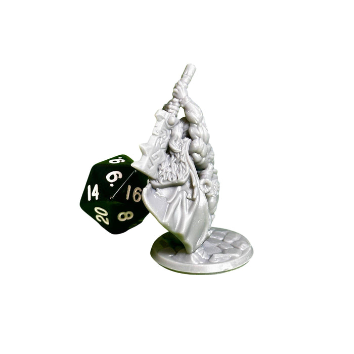 Barbarian Male 01, 12k Resin Dungeons and Dragons Miniatures DnD D&D Mini 32mm Lot