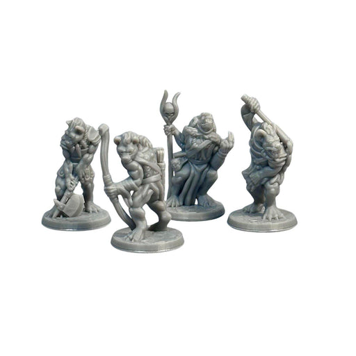Gnoll Pack (Set of 4), 12k Resin Dungeons and Dragons Miniatures DnD D&D Mini 32mm Lot