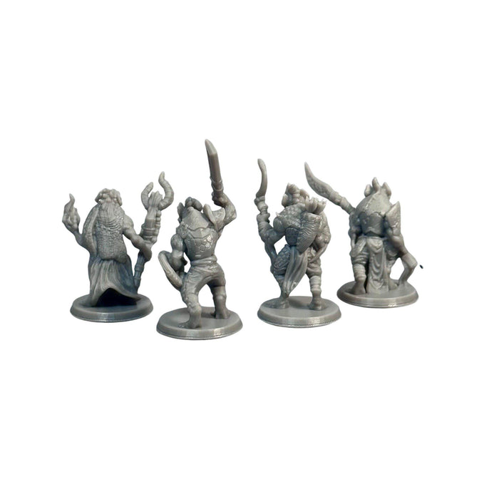 Gnoll Raiders (Set of 4), 12k Resin Dungeons and Dragons Miniatures DnD D&D Mini 32mm Lot