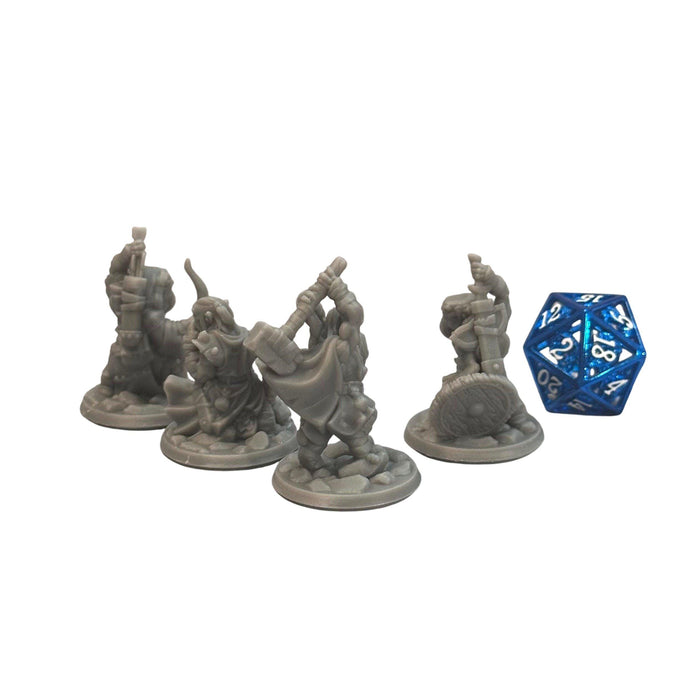 Goblin Horde (Set of 4), 12k Resin Dungeons and Dragons Miniatures DnD D&D Mini 32mm Lot