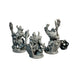 Orc Warmasters (Set of 3), 12k Resin Dungeons and Dragons Miniatures DnD D&D Mini 32mm Lot
