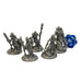 Skeleton Soldiers (Set of 5), 12k Resin Dungeons and Dragons Miniatures DnD D&D Mini 32mm Lot