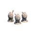 Turdle Fighters (Set of 3), 12k Resin Dungeons and Dragons Miniatures DnD D&D Mini 32mm Lot