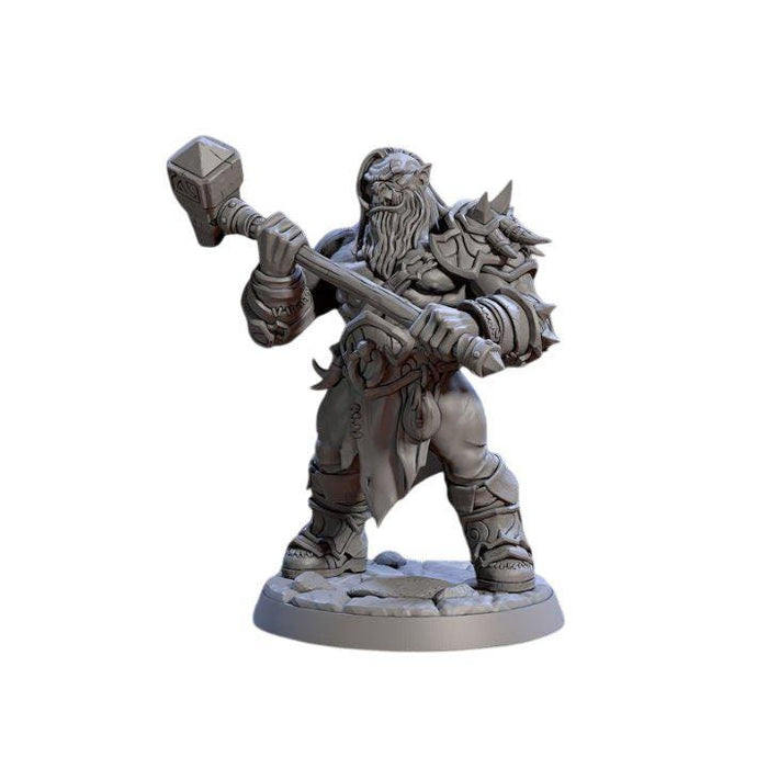 Blackcrag Mountain Orc F, 12k Resin Dungeons and Dragons Miniatures DnD D&D Mini 32mm Lot
