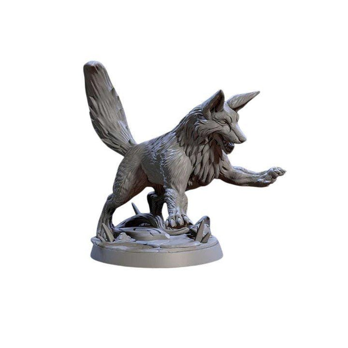 Lurikeen Mystic Fox, 12k Resin Dungeons and Dragons DnD Miniatures D&D Mini 32mm Lot