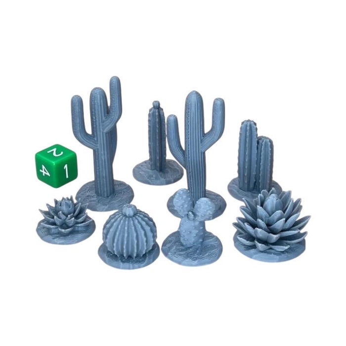 Cactus and Desert Plants, Dungeons and Dragons DnD Scatter Terrain Mini 32mm Lot