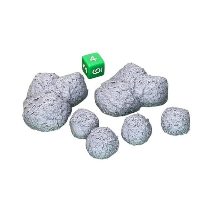 Bushes (Set of 6), Dungeons and Dragons DnD Scatter Terrain Mini 32mm Lot