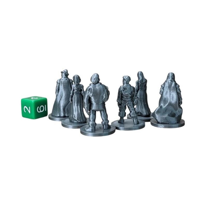 Townsfolke Undeadfolke (Set of 6), PLA Dungeons and Dragons DnD Miniatures D&D Mini 32mm Lot